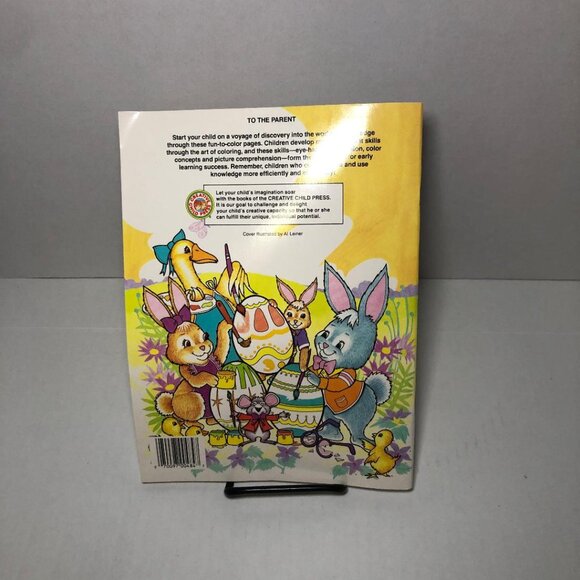 2 Vintage Who Will Paint The Easter Eggs Coloring Book 1984 Creative Child Press - Picture 3 of 13